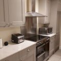 Full oven and stove in a modern kitchen