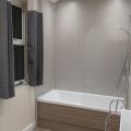 Large modern bath and shower